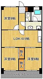 ハイツシーサイド1 3LDKの間取図画像