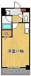 アクセス砂津ビル ワンルームの間取図画像