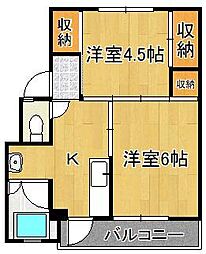 ビレッジハウス畑2号棟 2階