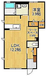 アリエッタ赤坂 1SLDKの間取図画像