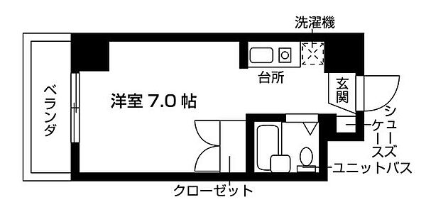 ヴェルジェ ｜京都府宇治市小倉町老ノ木(賃貸マンション1K・3階・18.00㎡)の写真 その2