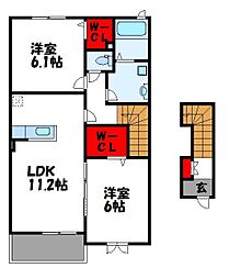 サンパティークヒルズ 2階