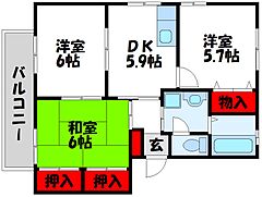 物件の間取り