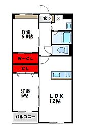 JR鹿児島本線 赤間駅 徒歩20分 2階/-