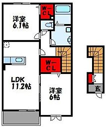 JR鹿児島本線 赤間駅 徒歩18分 2階/-