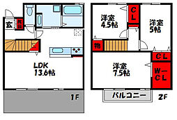 JR鹿児島本線 福間駅 徒歩15分 2階/-