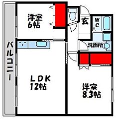 物件の間取り
