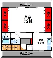 物件の間取り