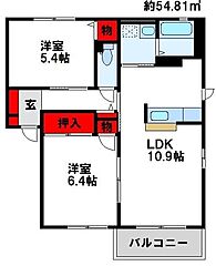 物件の間取り