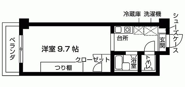 グランディール若草 107｜滋賀県草津市岡本町(賃貸マンション1K・1階・25.50㎡)の写真 その2