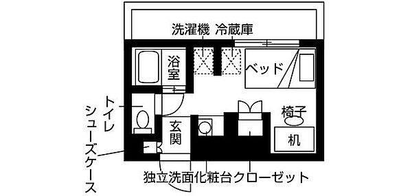 ルミナス八幡山 522｜東京都杉並区上高井戸１丁目(賃貸マンション1R・5階・16.45㎡)の写真 その2