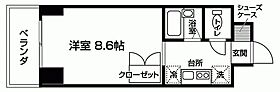 studio仙台 505 ｜ 宮城県仙台市若林区新寺３丁目4-1（賃貸マンション1K・5階・24.39㎡） その2