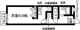 駒澤大学男子学生専用豪徳寺第二碧雲寮 104 ｜ 東京都世田谷区豪徳寺２丁目13-5（賃貸アパート1K・1階・27.32㎡） その2