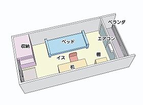 東京日野女子学生会館 102 ｜ 東京都日野市大字日野477-1（賃貸アパート1K・1階・12.00㎡） その2