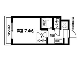 カレッジスクエア日野 211 ｜ 東京都日野市日野本町２丁目3-1（賃貸マンション1K・2階・19.91㎡） その2