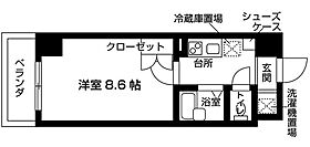 E Studio 301 ｜ 千葉県千葉市中央区新田町12-21（賃貸マンション1K・3階・26.16㎡） その2