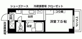 KDXレジデンス柏 424 ｜ 千葉県柏市富里３丁目3-3（賃貸マンション1R・4階・22.49㎡） その2