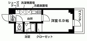 アヴァンセクール町屋 308 ｜ 東京都荒川区荒川５丁目35-2（賃貸マンション1K・3階・20.64㎡） その2