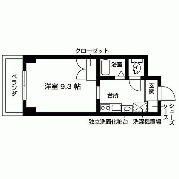 プリマベーラ四季 302｜兵庫県三田市三田町(賃貸マンション1K・3階・25.84㎡)の写真 その2