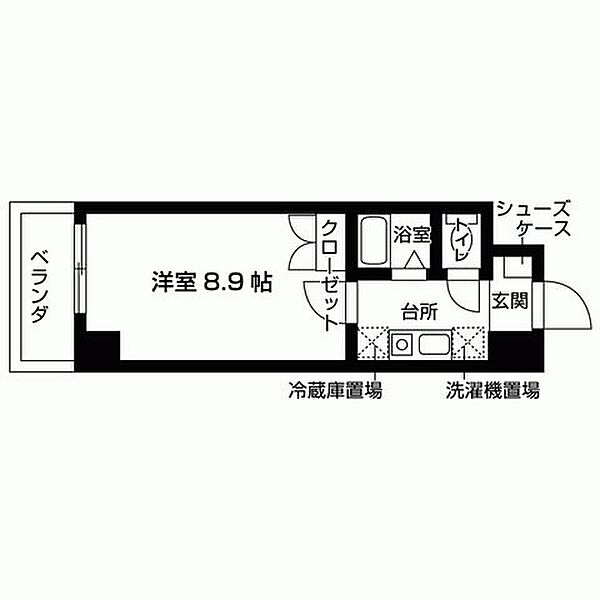 エル・セレーノ三田横山 413｜兵庫県三田市横山町(賃貸マンション1K・4階・24.30㎡)の写真 その2