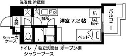 NDG 博多駅南 by Nudge’one. 7階1Kの間取り