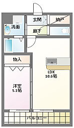 ザ クレスト上島 3階/303