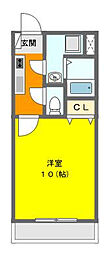 たちばな弐番館 1Kの間取図画像