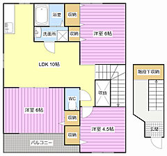 物件の間取り