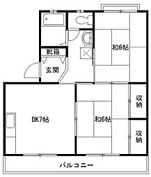 ニューハイツ藤A 2階