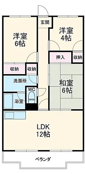 カルカソンヌ 305｜静岡県浜松市中央区佐鳴台４丁目(賃貸マンション3LDK・3階・66.15㎡)の写真 その2