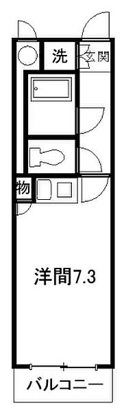 ホワイトコーポIII 104｜静岡県浜松市中央区富塚町(賃貸マンション1R・1階・20.40㎡)の写真 その2