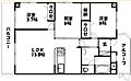 ライフ第5マンション大平台2階9.5万円