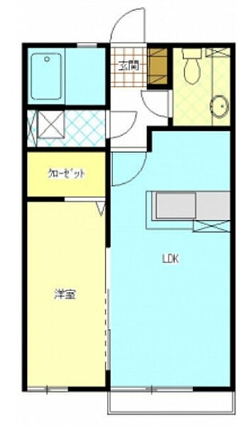 さつき荘 103｜静岡県浜松市中央区上浅田１丁目(賃貸アパート1LDK・1階・34.94㎡)の写真 その2