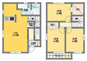 ヴィフブランシェ  ｜ 静岡県浜松市中央区恩地町（賃貸一戸建3LDK・1階・83.74㎡） その2