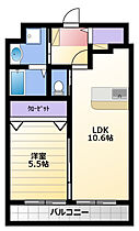 asamori-so 401 ｜ 静岡県浜松市中央区西浅田１丁目（賃貸マンション1LDK・4階・42.00㎡） その2