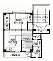 ビレッジハウス湖西第二2号棟3階3.1万円