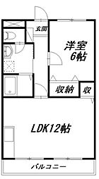 間取図画像 1LDK