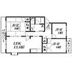間取図画像 3LDK