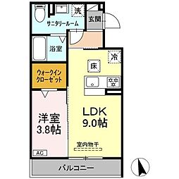 T-Success 1LDKの間取図画像