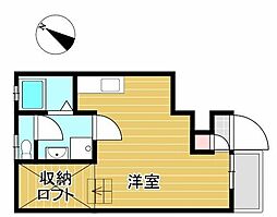 パークガーデン北寺島 ワンルームの間取図画像