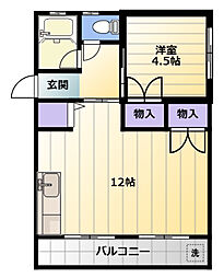 間取図画像 1LDK