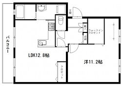間取図画像 1LDK