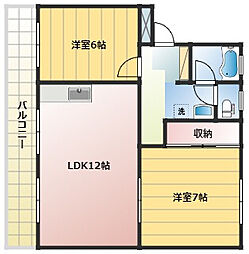 ボヌール早出 2階/202