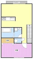 レヴィード 1LDKの間取図画像