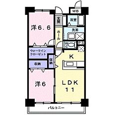 物件の間取り