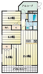 物件の間取り