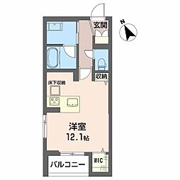 GM.E ワンルームの間取図画像