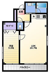 物件の間取り