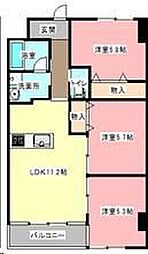 アルコリバーサイド 3LDKの間取図画像
