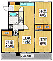 朝日グリーンハイツ4階6.0万円